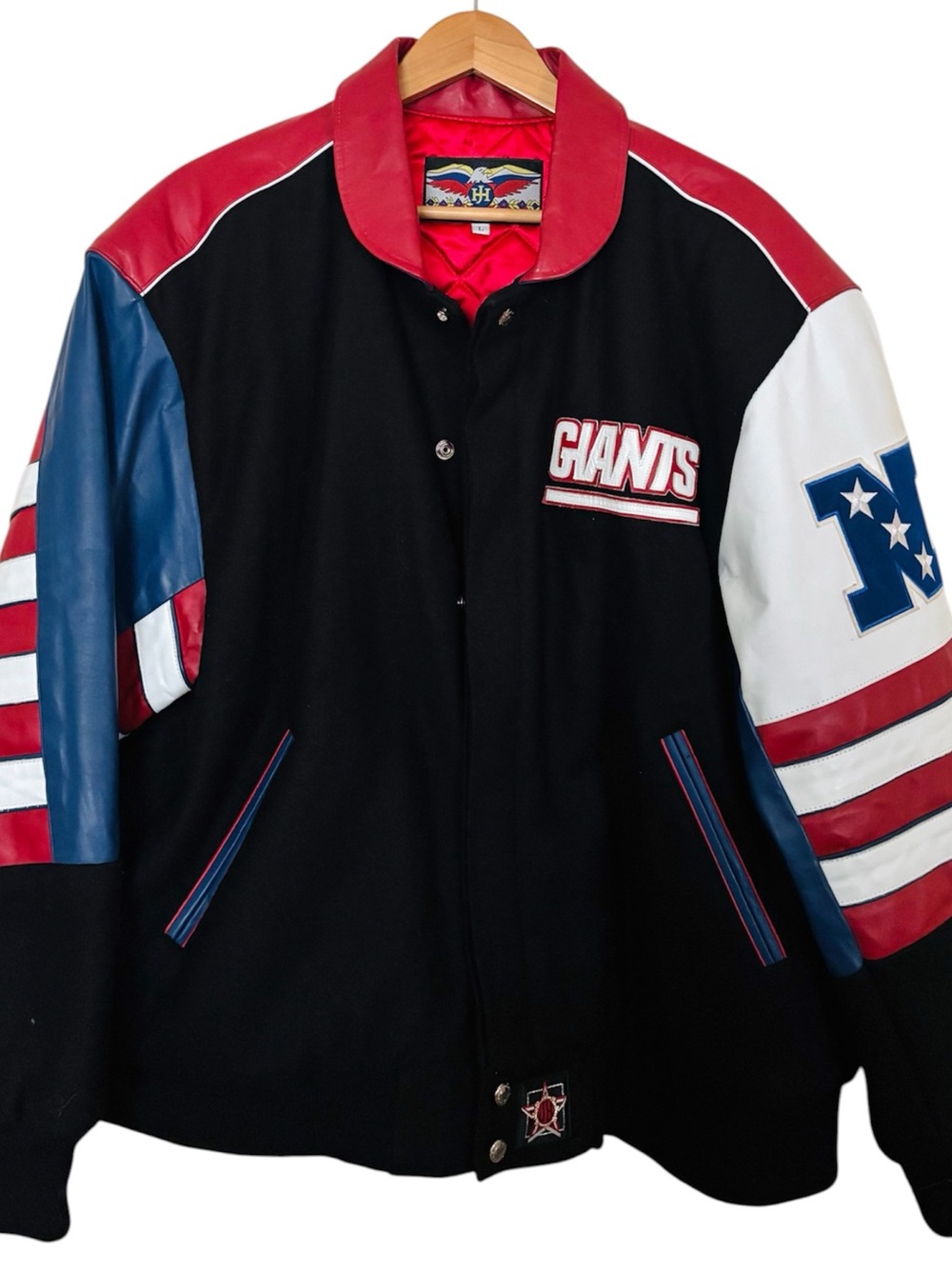 RARE Authentic VTG 1995 Jeff Hamilton New York Giants Jacket
